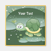 Cute Turtle Custom Magnet (Voorkant)