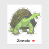 Cute Turtle door Animal Parade Sticker (Vel)