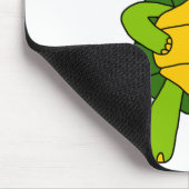 Cute Turtle Eating Ice Cream Cartoon Muismat (Hoek)