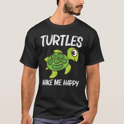 Cute Turtle For Men Women Sea Turtle Reptile Anima T-shirt (Voorkant)