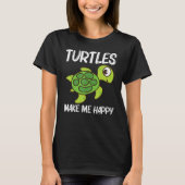 Cute Turtle For Men Women Sea Turtle Reptile Anima T-shirt (Voorkant)