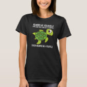 Cute Turtle for Men Zee Turtle Reptile Anima T-shirt (Voorkant)