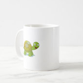 Cute Turtle Friend Design Koffiemok (Voorkant links)