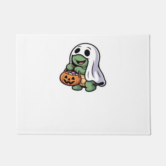 Cute Turtle Ghost Costume � Adorable Halloween Tri Deurmat (Voorkant)