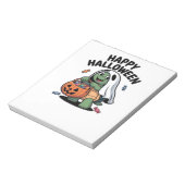 Cute Turtle Ghost Costume � Adorable Halloween Tri Notitieblok (Linkerzijde)