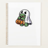 Cute Turtle Ghost Costume � Adorable Halloween Tri Planner (Voorkant)