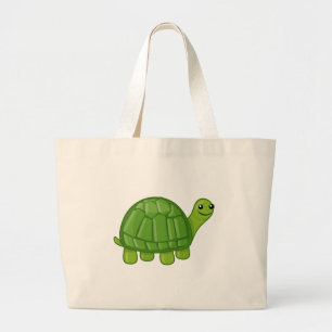Cute Turtle Grote Tote Bag
