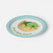 Cute Turtle in Baby showers Borden van eierpokken Papieren Bordje (Gekanteld)
