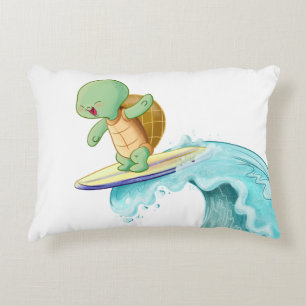 Cute Turtle Kawaii Accent Pillow Kussen