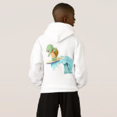 Cute Turtle Kawaii Hoodie (Achterkant volledig)