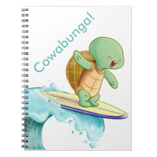 Cute Turtle Kawaii Spiral Photo Notebook Notitieboek
