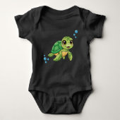 Cute Turtle Kids’ T-Shirt (Voorkant)