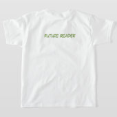 Cute Turtle Kids T-Shirt | T is for Tortue Alphabe (Laag Achter)