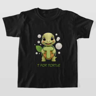 Cute Turtle Kids T-Shirt T is voor Schildpad Alf
