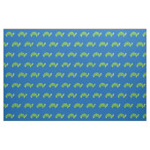 Cute Turtle Kind Baby Nursery Blue Tortoise Stof (Fat Quarter)