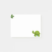 Cute Turtle & Laurel Leaves Post-it® Notes (Voorkant)