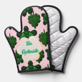 Cute Turtle Leaves Seamless Pattern, Tropical  Ovenwant (Voorkant / Achterkant)