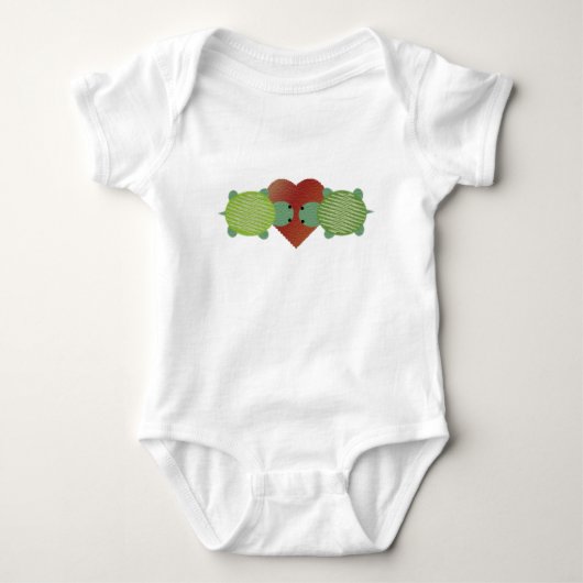 Cute Turtle Love Romper (Voorkant)