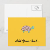 Cute Turtle met hart Briefkaart (Voorkant / Achterkant)