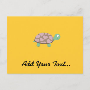 Cute Turtle met hart Briefkaart