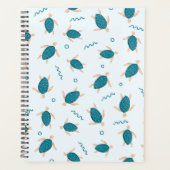 Cute Turtle Pattern, Wilddieren Planner (Voorkant)