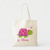 Cute Turtle Personalized Bag Tas voor meisje (Voorkant)