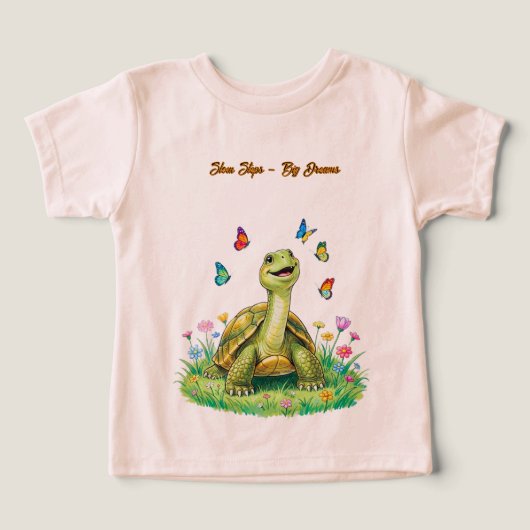 Cute Turtle Peuter T-shirt (Design voorkant)