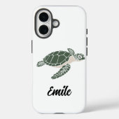 cute turtle phone case (Achterkant)