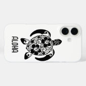 cute turtle phone case (Achterkant (horizontaal))