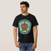 Cute turtle "play on words" T-Shirt (Voorkant volledig)