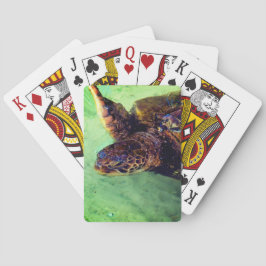 Cute Turtle Pokerkaarten