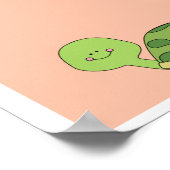 Cute Turtle poster (Hoek)