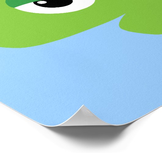 Cute Turtle Poster (Hoek)