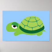 Cute Turtle Poster (Voorkant)