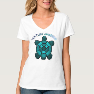 Cute Turtle Punt Grappig Dieren Cadeau T-shirt