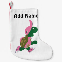 Cute Turtle Runner in PInk Kleine Kerstsok