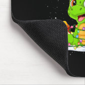 Cute Turtle Santa Christmas Tree Lights Xmas Pajam Muismat (Hoek)