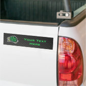 Cute Turtle Slank Bumpersticker (Op Truck)