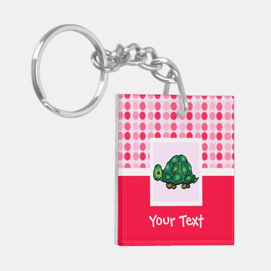 Cute Turtle Sleutelhanger (Voorkant Links)