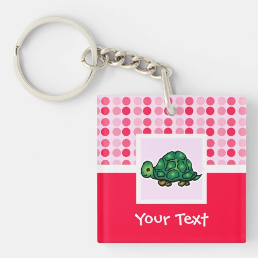 Cute Turtle Sleutelhanger (Voorkant)
