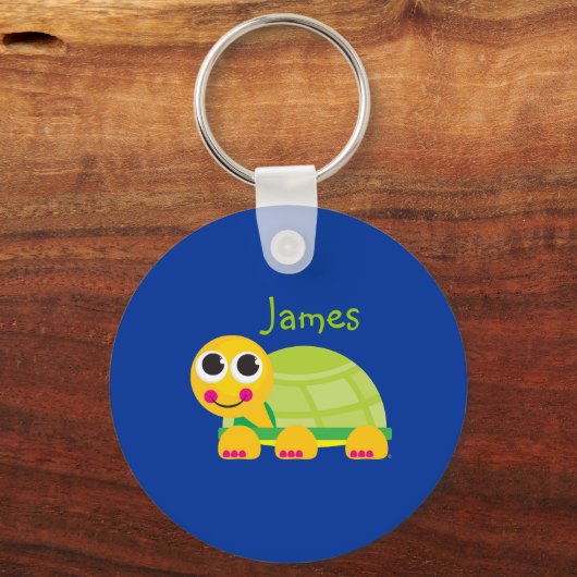 Cute Turtle Sleutelhanger (Voorkant)