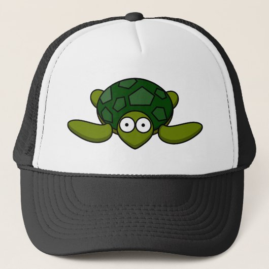 Cute Turtle Trucker Pet (Voorkant)