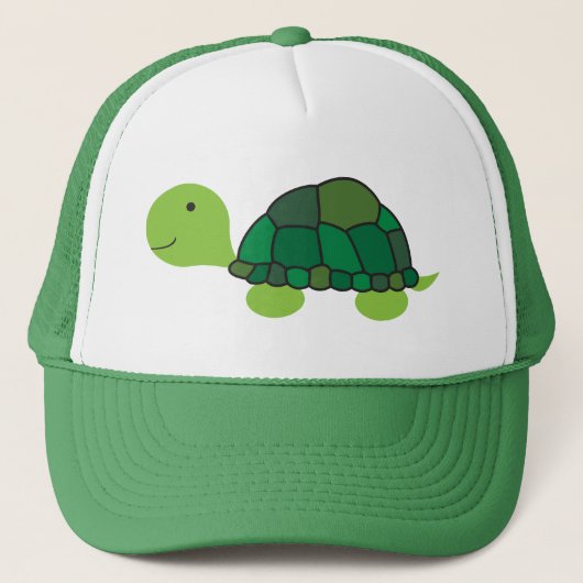 Cute Turtle Trucker Pet (Voorkant)
