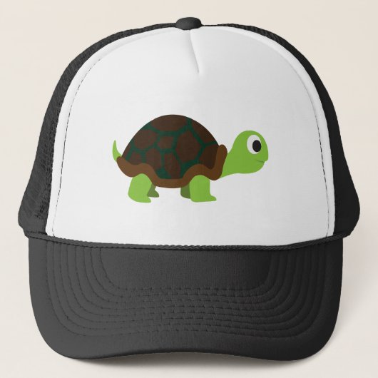 Cute Turtle Trucker Pet (Voorkant)