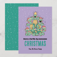 Cute Turtle Xmas - Geweldige kerstkerstboom