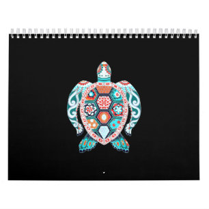Cute Turtle - Zee Turtle Zee Ccean Beach Lover Kalender