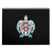 Cute Turtle - Zee Turtle Zee Ccean Beach Lover Kalender (Hoes)