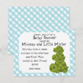 Cute Turtles Drie Kaart (Voorkant / Achterkant)