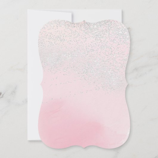 Cute Tutu & Ballet Shoes verjaardagsfeest Uitnodig Kaart (Achterkant)