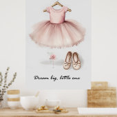Cute tutu poster (Keuken)